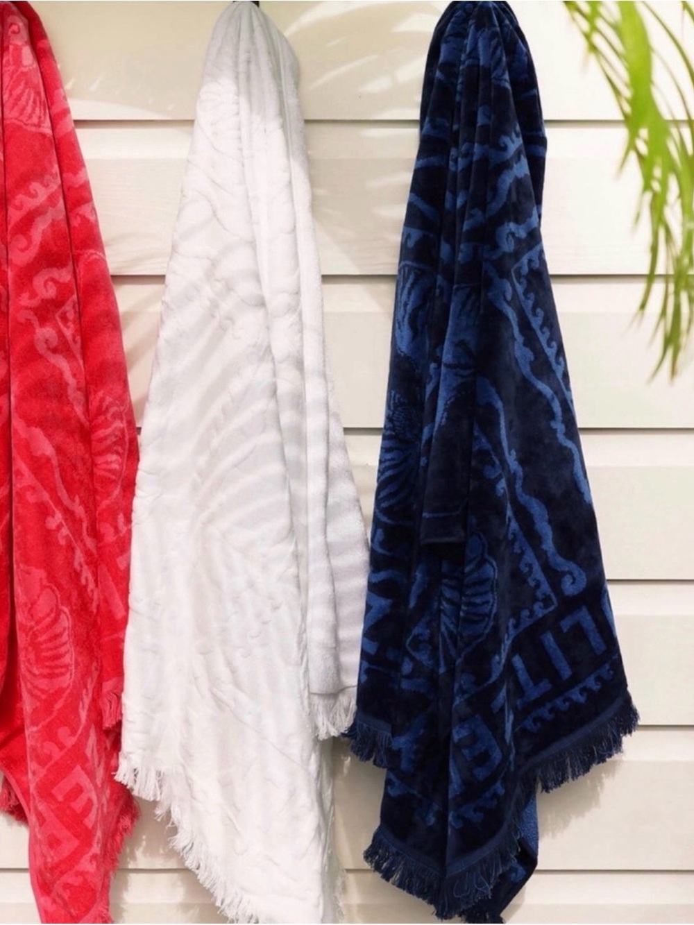 Lilly Pulitzer Set of Three Jacquard Beach Towels